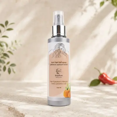 Anti Hair Fall Spray with Caffeine & Capsicum Extract