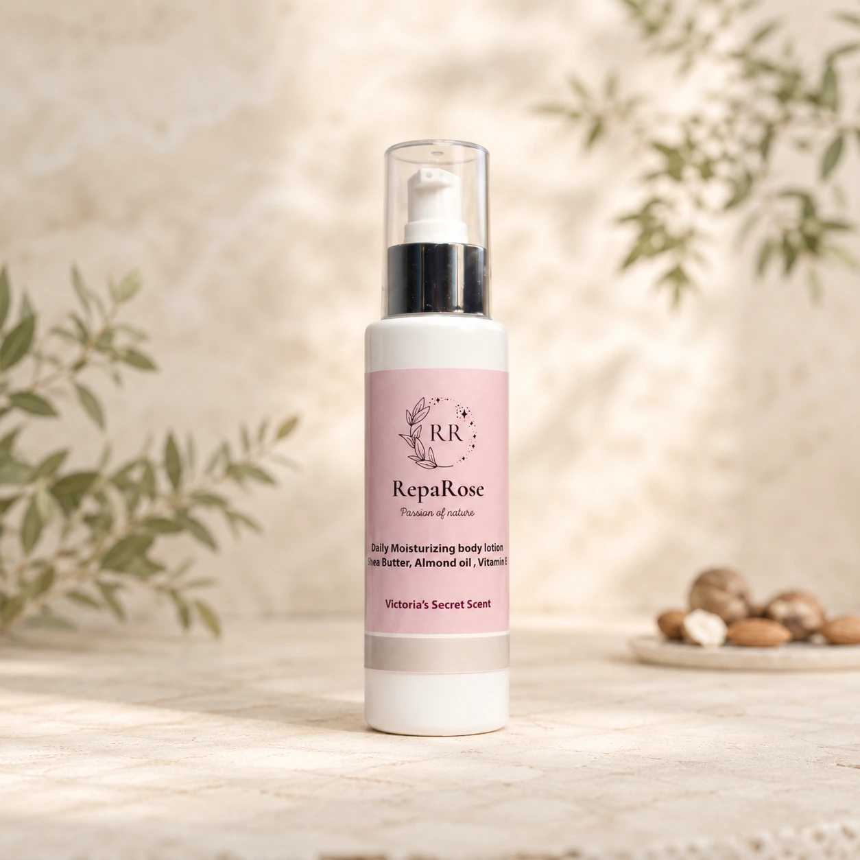 Daily Moisturizing Body Lotion with Shea Butter, Almond Oil & Vitamin E
